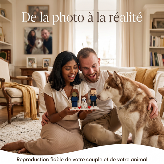 Personnalisation LEGO Animaux : Transformez Votre Chien ou Chat en Figurine